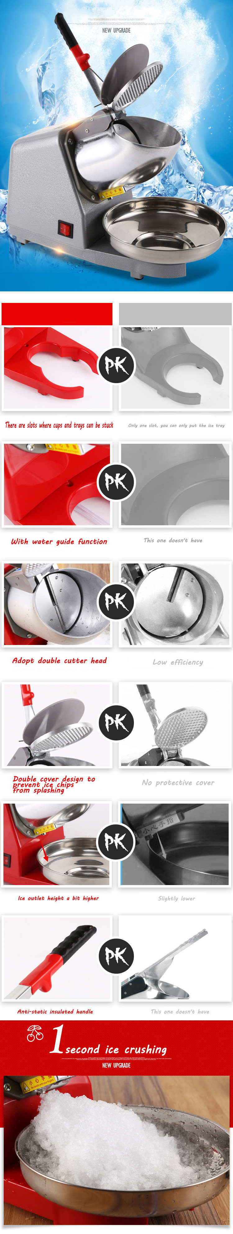 Shaved ice machine shaver hawaiian shaved ice machine ice crusher price