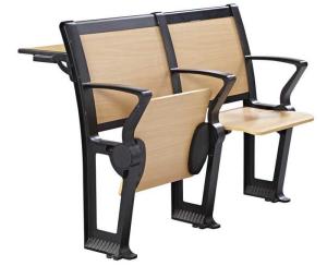 Quality Custom Folded Seat School Desk And Chair For Lecture Room 5 Years Warranty wholesale