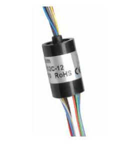 Precious Metals Capsule Slip Ring Transmit , Data Radar Antenna Compact Slip Ring