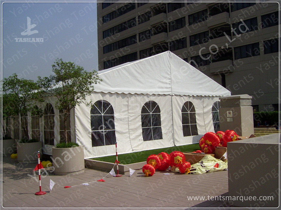 White Aluminum Structure Outdoor Party Tents 300 Sqm Amazing Wedding Marquees