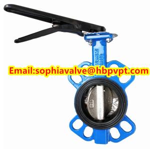 Quality DIN Ductile iron butterfly valve with pin wholesale