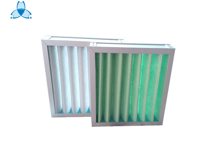 White Washable Pre Filter Air Filter Non Woven Fabic Media , Long Life Span