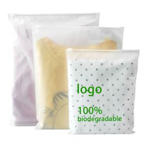 Quality Matte Zip Lock Custom Packaging Bags Biodegradable for T Shirt Swimwear Clothing wholesale
