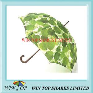 Quality 23&quot; Auto Advertising Wooden Handle Umbrella(WT5077) wholesale