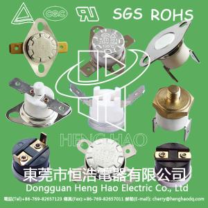 Quality Normally Closed / Open KSD301 Bimetal Thermostat Snap Action Type RoHS Certified wholesale