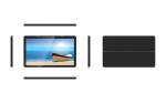 Customized WIFI 13.3 Inch Tablet PC 12000mAh Large Battery Capacity
