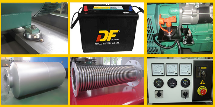 16kw 20kva Open Type PERKINS Diesel Generator With ISO9001 / CE Certification