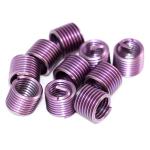 304 Steel Wire Threaded Insert 4-40 6-32 Inch Size Color Threaded Repair Inserts