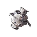 Cylindrical Head Code Stainless Steel 316 304 Hygienic Tri Clamp Ball Filter for