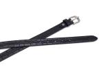 Croco Adjustable 2.3cm Womens Genuine Leather Belt