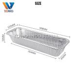 SGS Certified Rectangular 1lb Aluminum Foil Cake Pan