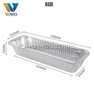 Quality SGS Certified Rectangular 1lb Aluminum Foil Cake Pan wholesale