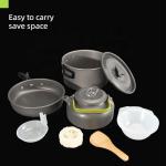 Factory TOP Seller Outdoor Camping Cookware Mess Kit Portable Picnic Pot Pan