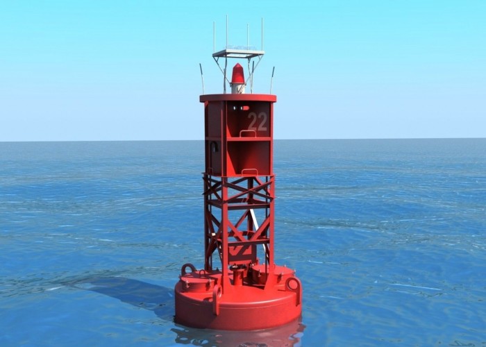 High Stability Navigation Sea Marker Buoy Good Anti Collision Capability