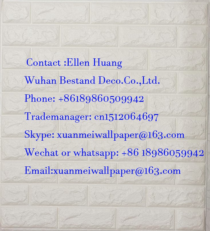 Nursery Room And Bathroom Wall Stickers 3D Foam 70x70 PE Foam Wallpaper