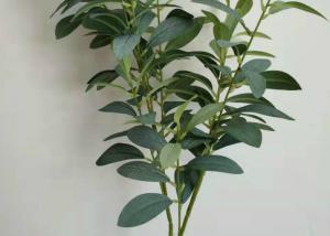 Quality Indoor Outdoor Artificial Tree Branches With Leaves Green Artificial Leaves Plants wholesale