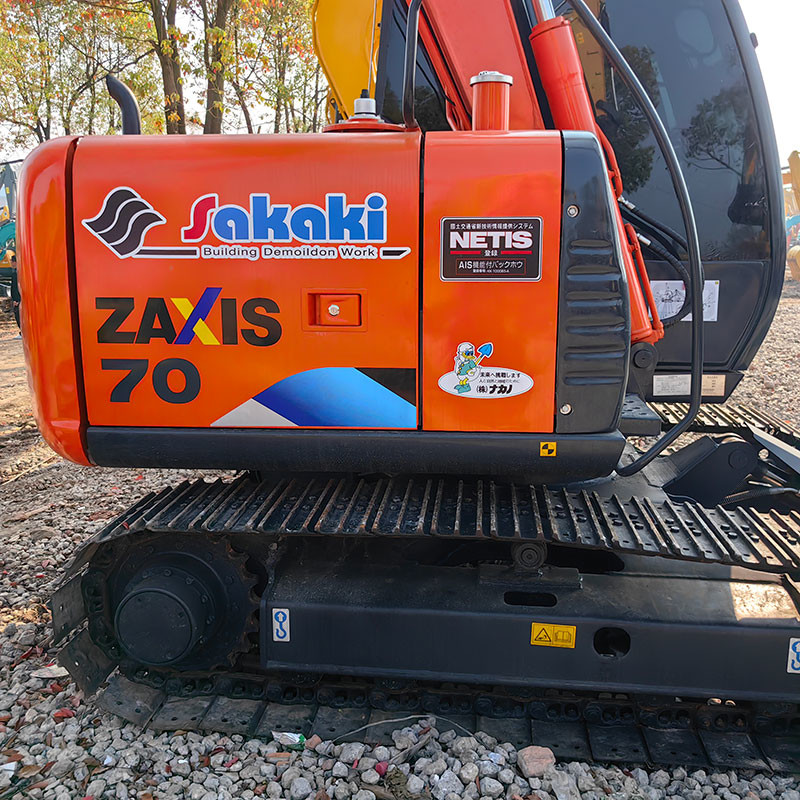 Small ZX70 Used Hitachi Excavators Secondhand 7 Ton Hitachi Zx 70
