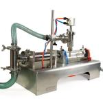 304 Stainless Steel Liquid Filling Packaging Machine 1000ml Semi Automatic