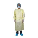 Yellow SMMMS Level 3 Disposable Isolation Gowns Non Woven Hospital