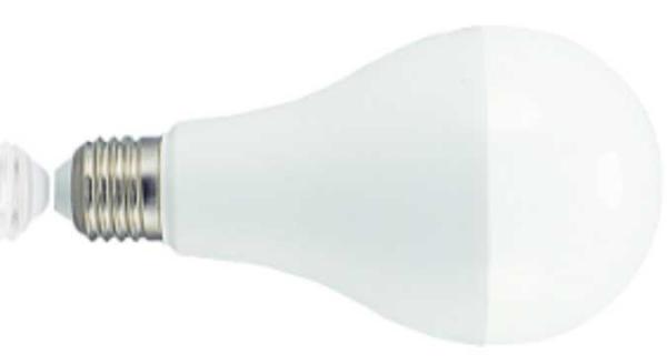 LED Bulb A80 20w 1550 Lumen E27 Base 90-265v 2 Yeras Warranty Plastic Cover
