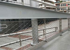 Quality Stainless Steel Rope Fence For Pretection 2.0 Mm 60x60 Mm Hole wholesale