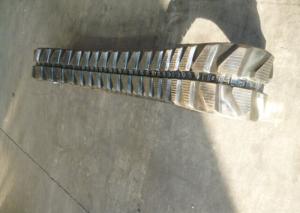 Quality Joint Free Mini CAT Tracks , 48mm Pitch Rubber Tank Tracks 250 X 48 X 72 Size wholesale