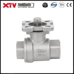 Xtv 2PC High Platform/Manual Stainless Steel Ball Valve for GB Standard PN1.0-32