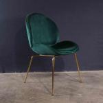 Concise Style Dining Chair Lacquered Legs Furniture Manufacturer
