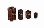 Clean Strain Insulators 89KN ANSI 54-4 Porcelain Strain Insulators Brown Or Gray