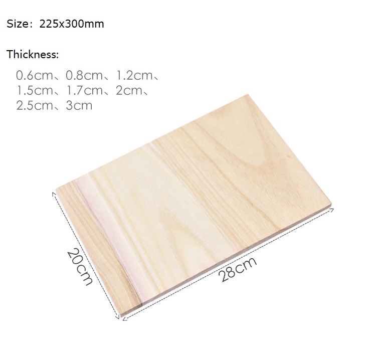 Taekwondo Breaking Wood Boards 225*300MM Customized For Sport Performance