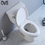 12 Rough In 2 Piece Elongated Toilet Wall Mounted 1.28 Gpf Commode