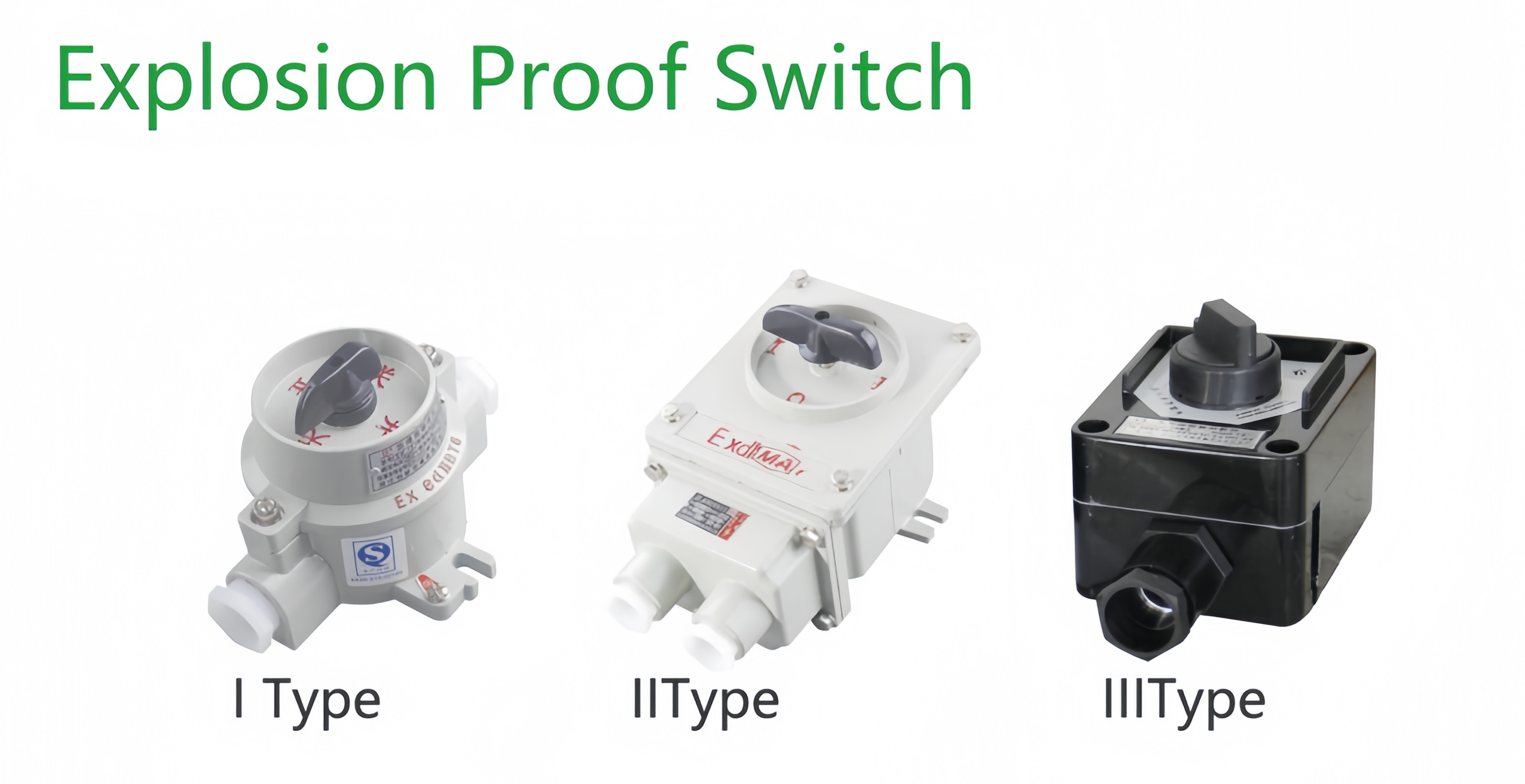ATEX IP66 Flameproof Explosion Proof Lighting Switch Anti Corrosion 380VAC 220VAC