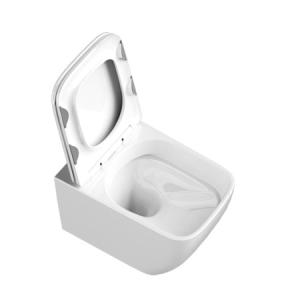 Quality Contemporary Ceramic Wall Hung Toilet Easy Cleaning With Concealed Cistern wholesale