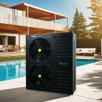 Plastic Housing R32 Mini Pool Heat Pump for Outdoor Activities at Household