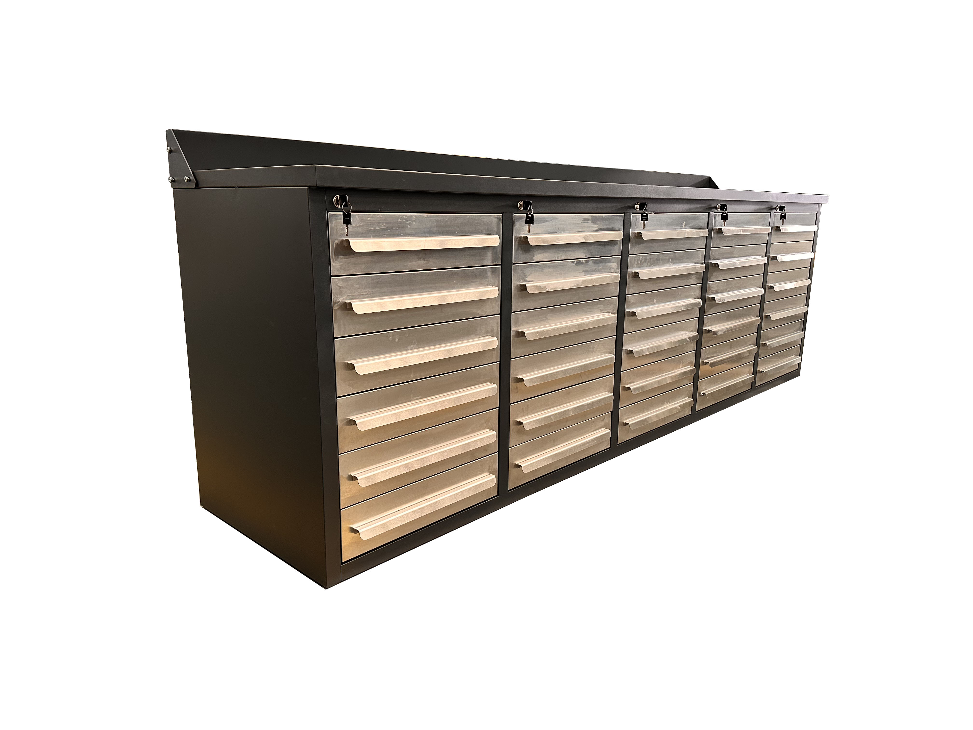 Cold Rolled Steel Workbench Storage Spare Tools Parts Box for Electronics Repairing