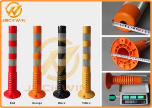 Quality Road Safety Reflective Strip TPU 75cm Flexible Delineator Post For Hotel Parking Lot wholesale