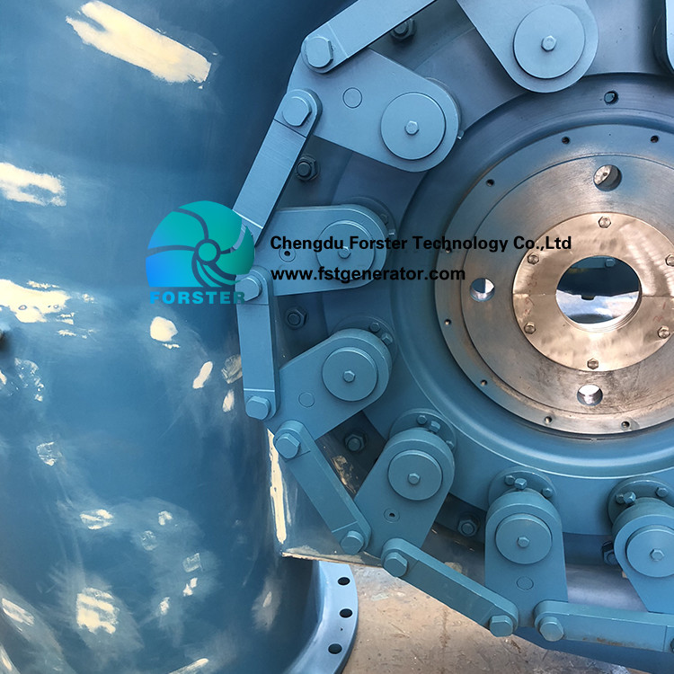 Movable Guide Vane Francis Turbine Generator 100kw - 1.5mw Easy Installation