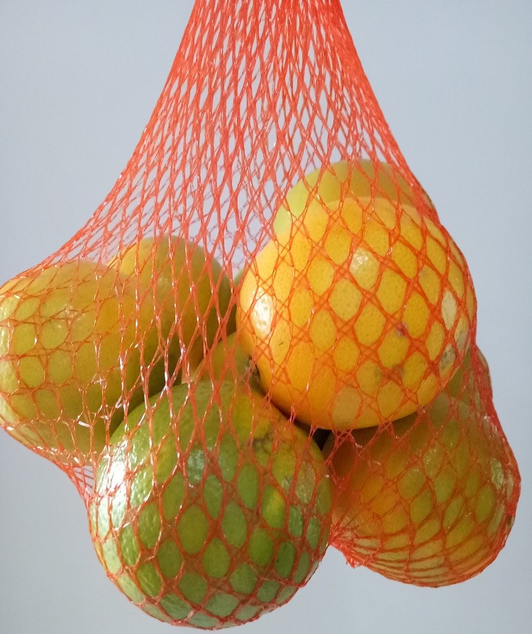 Tubular Knitted 44 Meshes Plastic Mesh Sleeving For Friut