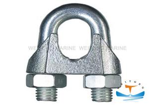 Quality Polished Rigging Lifting Equipment SS304 / 316 JIS Type Heavy Duty Wire Rope Clip wholesale