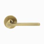 Luxury Outside Bright Solid Modern Gold Door Handles 135mm 63mm
