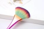 Multicolor Plastic Long Handle Kabuki Makeup Brush