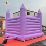 Inflatable Purple Bouncy Castle Custom Jumping Bouncer For Wedding