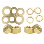 China Fastener Factory Copper Products Copper Nuts Brass Hardware Standard Parts