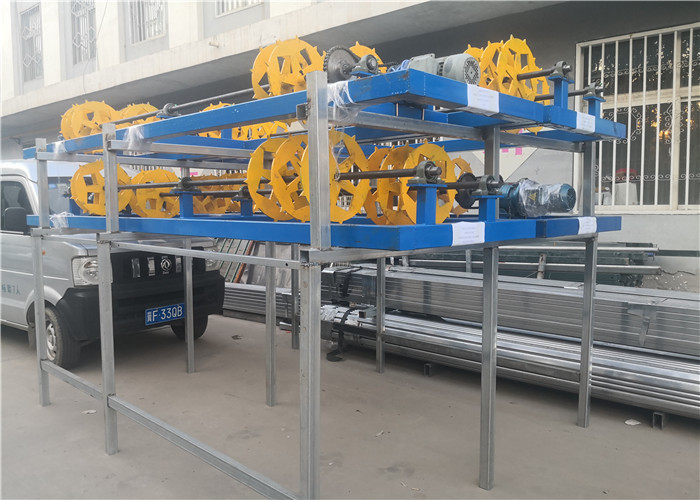 3-6M Width Chain Link 150*150mm Wire Mesh Machine