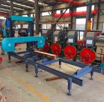 Mobile Bandsaw Mill Wood Sawmill Machine,Wood Cutting Band Sawmill,Diesel