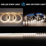 Hotel DC12V24V 8mm10mm 480Leds 3000K4000K6500K High Brightness Flexible COB Led