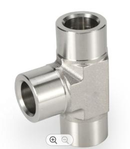 Quality Forged Pipe Fittings Tee Fitting 8&quot; Sch30 Nickel Alloy ASTM B366 Wpnc Alloy Steel Fittings wholesale