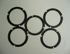 Quality Die Cutting Solution Silicone Rubber Gasket , Black Custom Silicone Gaskets Strip Washer wholesale