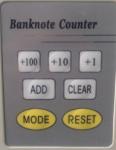 Professional mixed denomination multi currency value money counter banknote