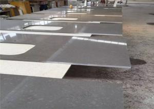 Quality Grey Quartz Prefabricated Bathroom Vanity Tops For Bathroom Interior Decoration wholesale
